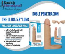 THE ULTRA 5.8 ANILLO CON CONSOLADOR DOBLE ENTRADA SEXSHOP 